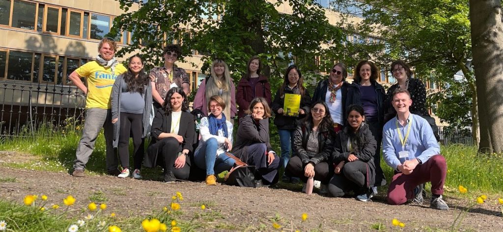instructors and some of the attendees of the CDCS summer school Gentle Introduction to Coding